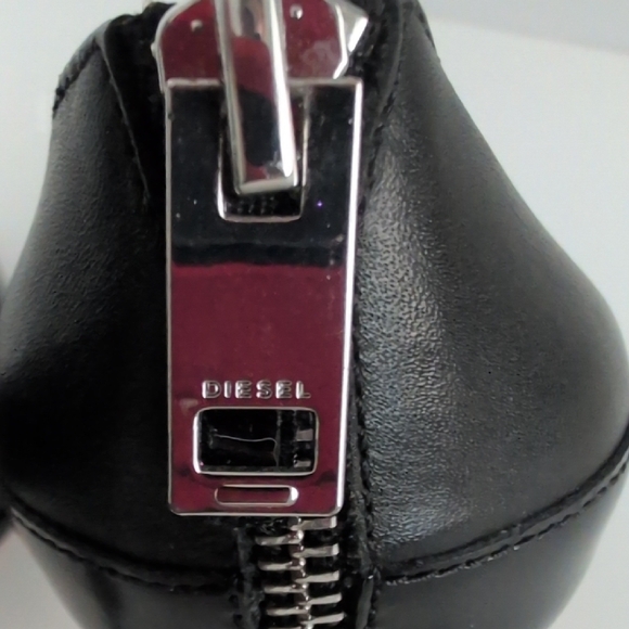 Diesel, Genuine Leather, Zipper Heels, Black, Size 40, Fits 9 US - Picture 10 of 11
